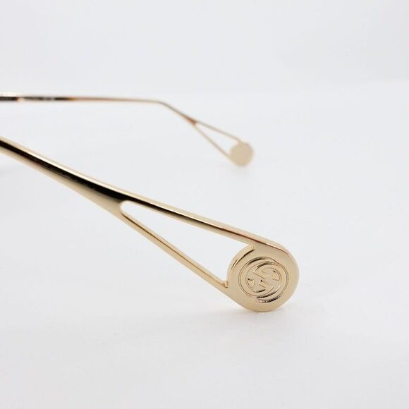 Gucci GG0434 Women's Square Sunglasses Brown - Picture 11 of 14